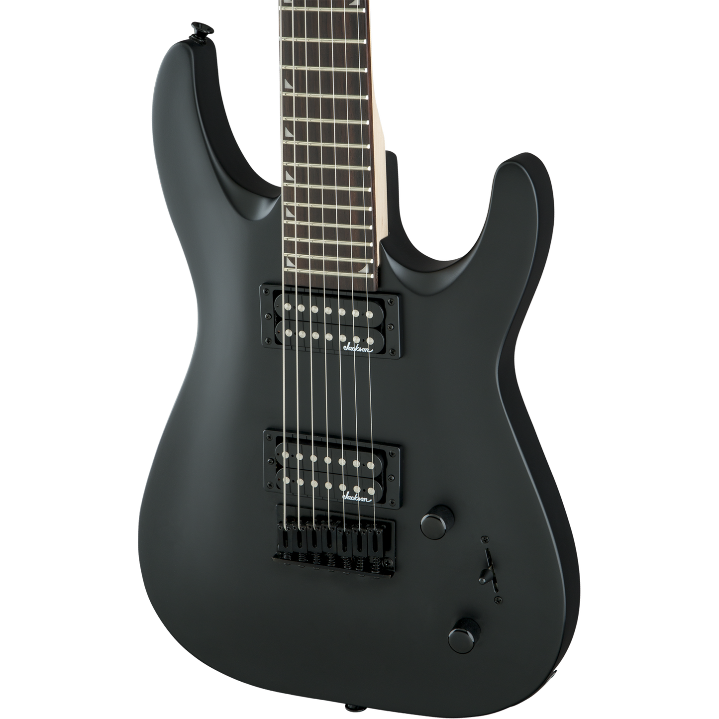 Jackson JS Series JS22 7 String Dinky in Satin Black – Alto Music Jackson JS Series JS22 7 String Dinky in Satin Black – Alto Music