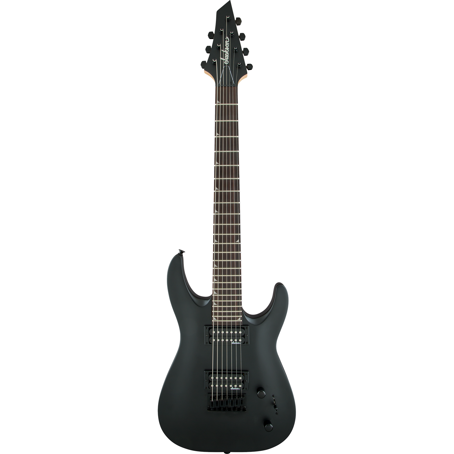 Jackson JS Series JS22 7 String Dinky in Satin Black – Alto Music Jackson JS Series JS22 7 String Dinky in Satin Black – Alto Music