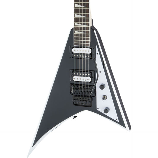 Jackson JS Series Rhoads JS32 Electric Guitar, Black with White Bevels