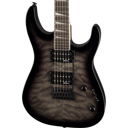Jackson JS Series Dinky® JS20 DKQ 2PT Electric Guitar, Transparent Black Burst
