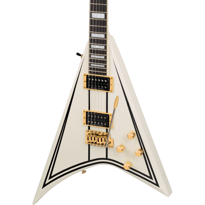 Jackson Legend Series Limited Edition Signature Randy Rhoads CD1 Electric Guitar - Vintage White with Black Pinstripes