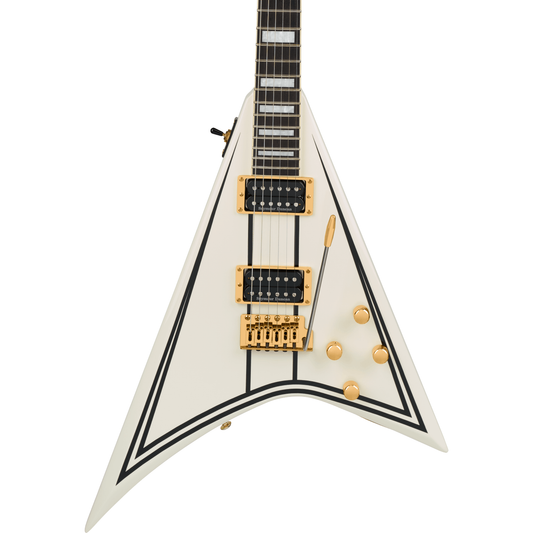 Jackson Legend Series Limited Edition Signature Randy Rhoads CD1 Electric Guitar - Vintage White with Black Pinstripes