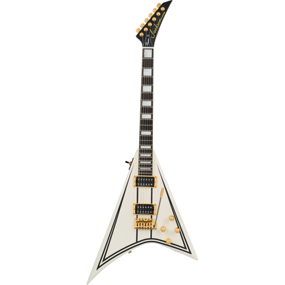 Jackson Legend Series Limited Edition Signature Randy Rhoads CD1 Electric Guitar - Vintage White with Black Pinstripes