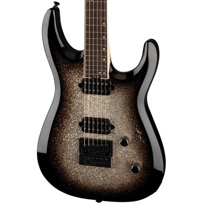 Jackson Pro Plus Dinky® MDK Modern EVTN6 Evertune® Electric Guitar, Silver Sparkle