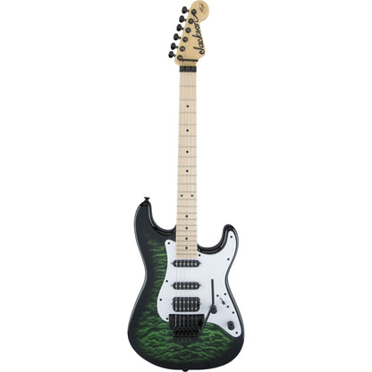 Jackson X Series Signature Adrian Smith SDXQM Electric Guitar, Transparent Green