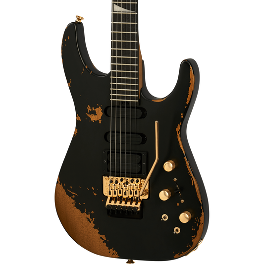 Jackson Pro Series Signature Phil Collen PC1-E Electric Guitar - Worn Black