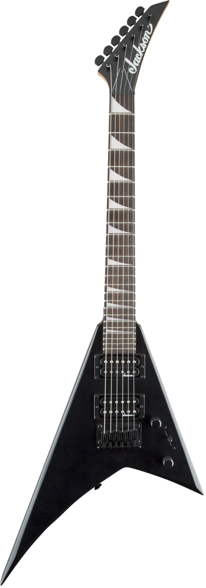 Jackson JS1X Rhoads Minion Short Scale Electric Guitar in Satin Black