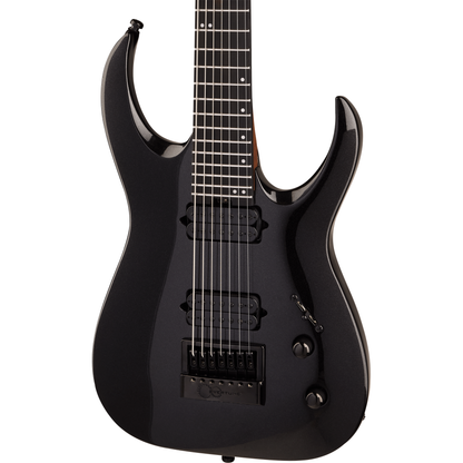 Jackson Pro Series Signature Misha Mansoor Juggernaut ET7 Electric Guitar - Metallic Black