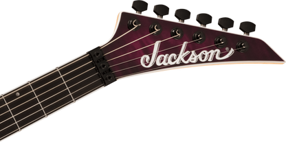 Jackson Pro Plus Series Dinky DKAQ - Ebony Fingerboard, Transparent Purple Burst