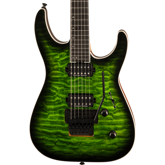 Jackson Pro Plus Series Dinky™ DKAQ Electric Guitar, Emerald Green