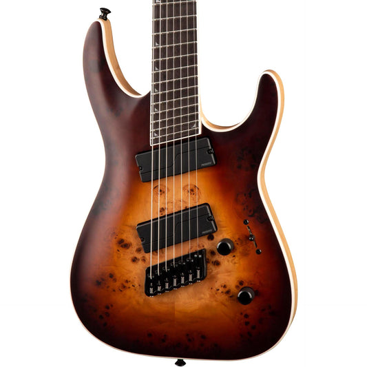 Jackson Concept Series Soloist™ SLAT7P HT MS Electric Guitar, Satin Bourbon Burst