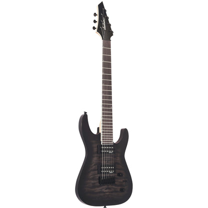 Jackson JS Series Dinky JS22Q-7 DKA HT Electric Guitar, Transparent Black Burst