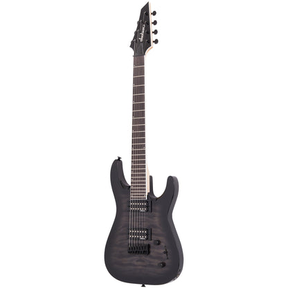 Jackson JS Series Dinky JS22Q-7 DKA HT Electric Guitar, Transparent Black Burst