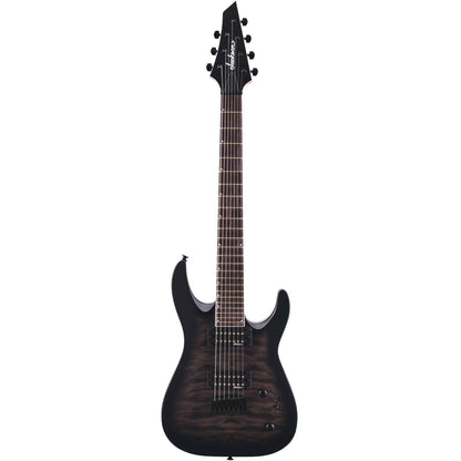 Jackson JS Series Dinky JS22Q-7 DKA HT Electric Guitar, Transparent Black Burst
