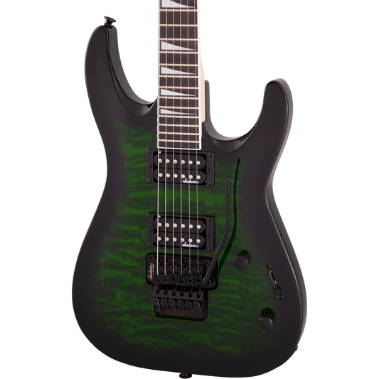 Jackson JS Series Dinky® JS32Q DKA Electric Guitar, Transparent Green Burst