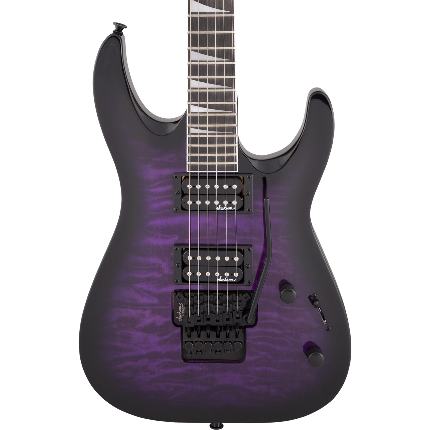 Jackson JS Series Dinky® JS32Q DKA Electric Guitar, Transparent Purple Burst