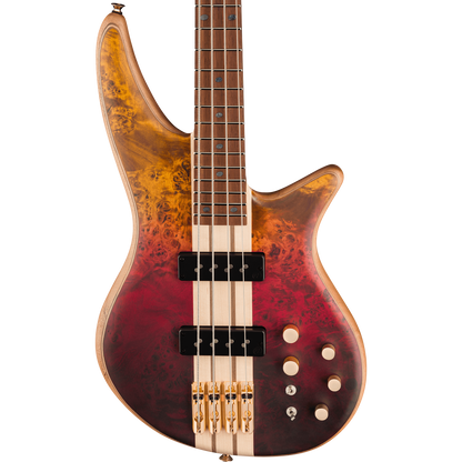 Jackson Pro Series Spectra Bass SBP IV Bass Guitar, Firestorm Fade
