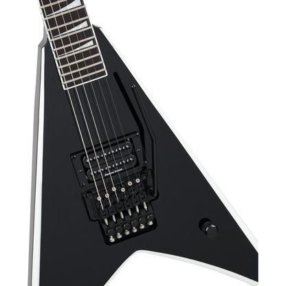 Jackson Pro Series Signature Wes Borland King V KV Electric Guitar - Black With White Bevels
