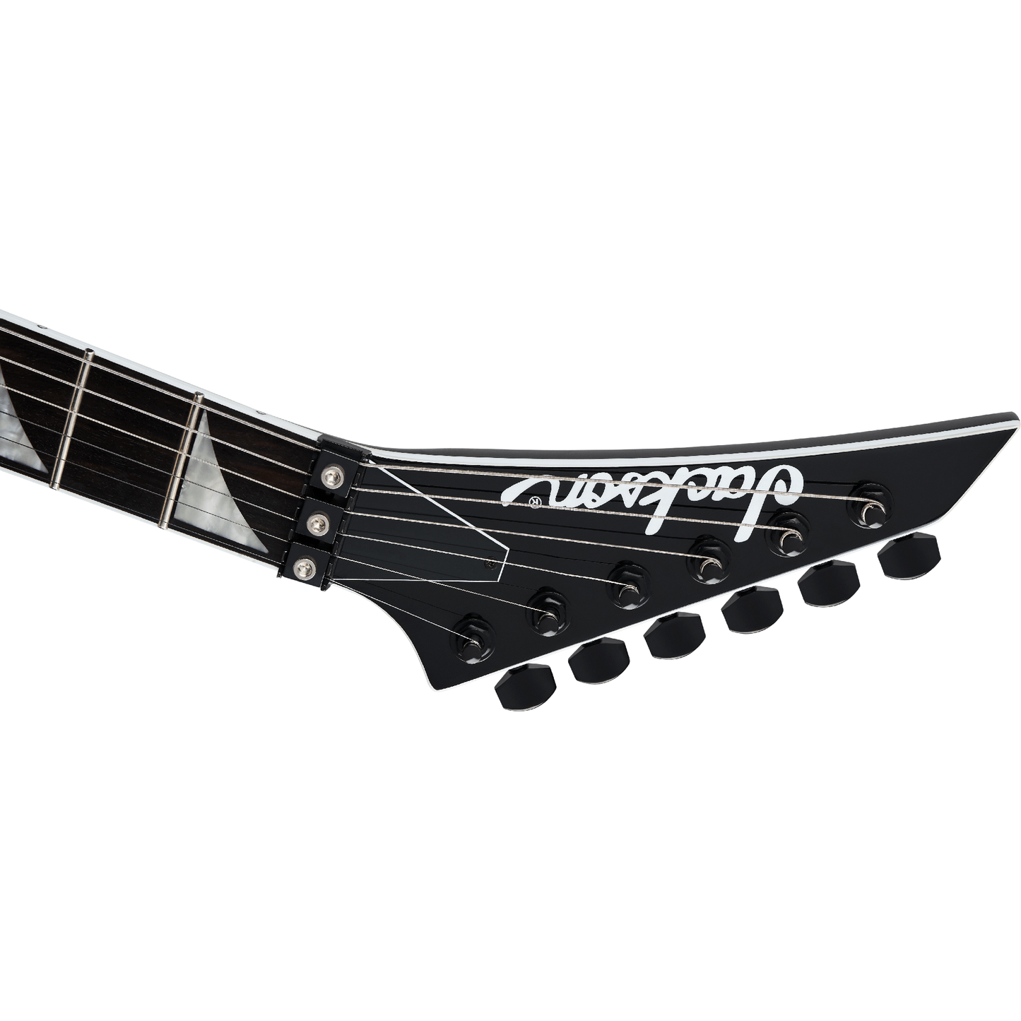 Jackson Pro Series Signature Wes Borland King V KV Electric Guitar - Black With White Bevels