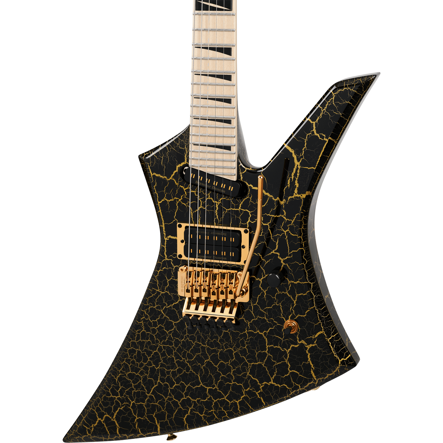 Jackson Pro Plus Series Signature Brandon Ellis Kelly KE27 Electric Guitar - Gold Crackle