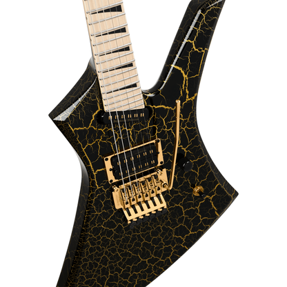 Jackson Pro Plus Series Signature Brandon Ellis Kelly KE27 Electric Guitar - Gold Crackle