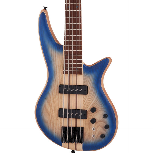Jackson Pro Series Spectra Bass SBA V Bass Guitar, Blue Burst