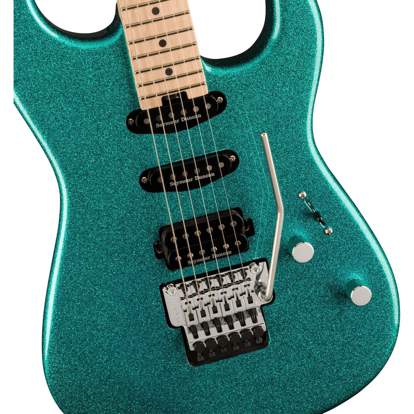 Charvel Pro-Mod San Dimas Style 1 HSS FR M Electric Guitar - Aqua Flake
