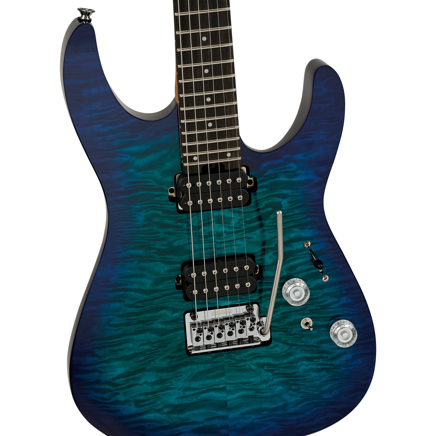 Charvel Pro-Mod Plus DK24 HH 2PT EB QM Electric Guitar - Chlorine Burst