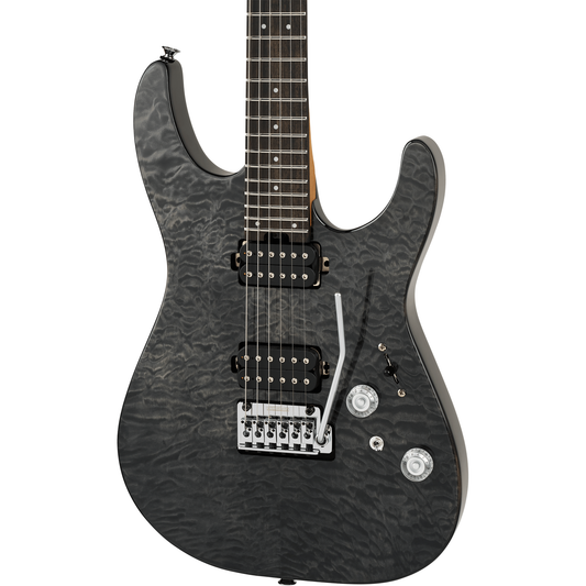 Charvel Pro-Mod Plus DK24 HH 2PT EB QM Electric Guitar - Midnight Ocean
