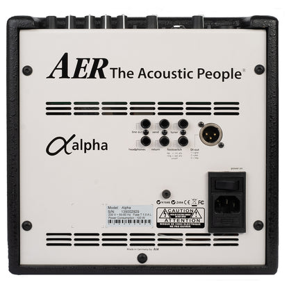 AER Alpha 40W 1x8 Acoustic Guitar Combo Amp Black