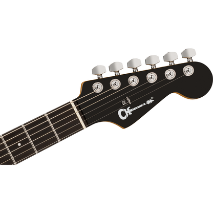 Charvel Pro-Mod Plus Dinky DK24 HSS 2PT EB QM Electric Guitar - Zombie Fade