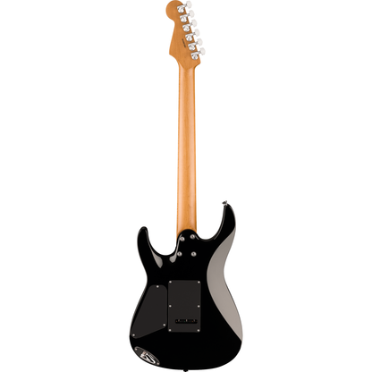 Charvel Pro-Mod Plus Dinky DK24 HSS 2PT EB QM - Ebony Fingerboard, Amber Tiger Eye