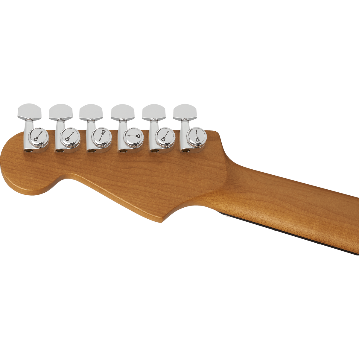 Charvel Pro-Mod Plus Dinky DK24 HSS 2PT EB QM - Ebony Fingerboard, Amber Tiger Eye