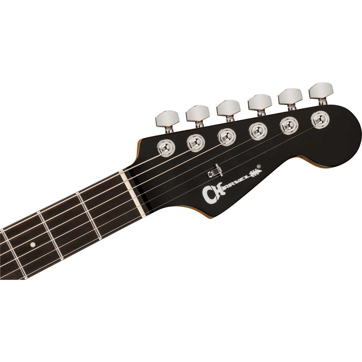 Charvel Pro-Mod Plus Dinky DK24 HSS 2PT EB QM - Ebony Fingerboard, Amber Tiger Eye