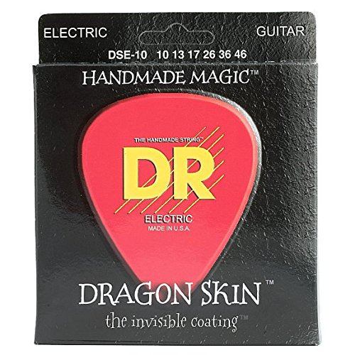 DR Strings DSE10 Dragon Skin K3 Coated Electric Guitar Strings 10-46