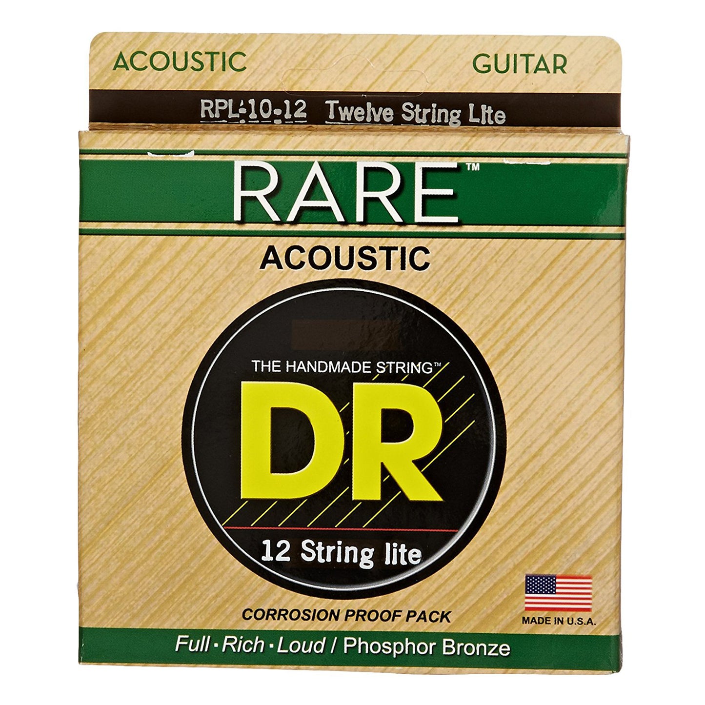 DR Strings Rare - Phosphor Bronze 12-String Acoustic: Lite