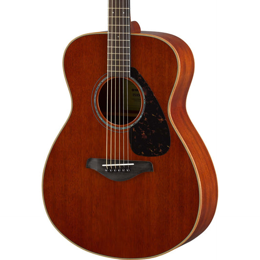 Yamaha FS850 Small Body Solid Top Acoustic Guitar, Mahogany