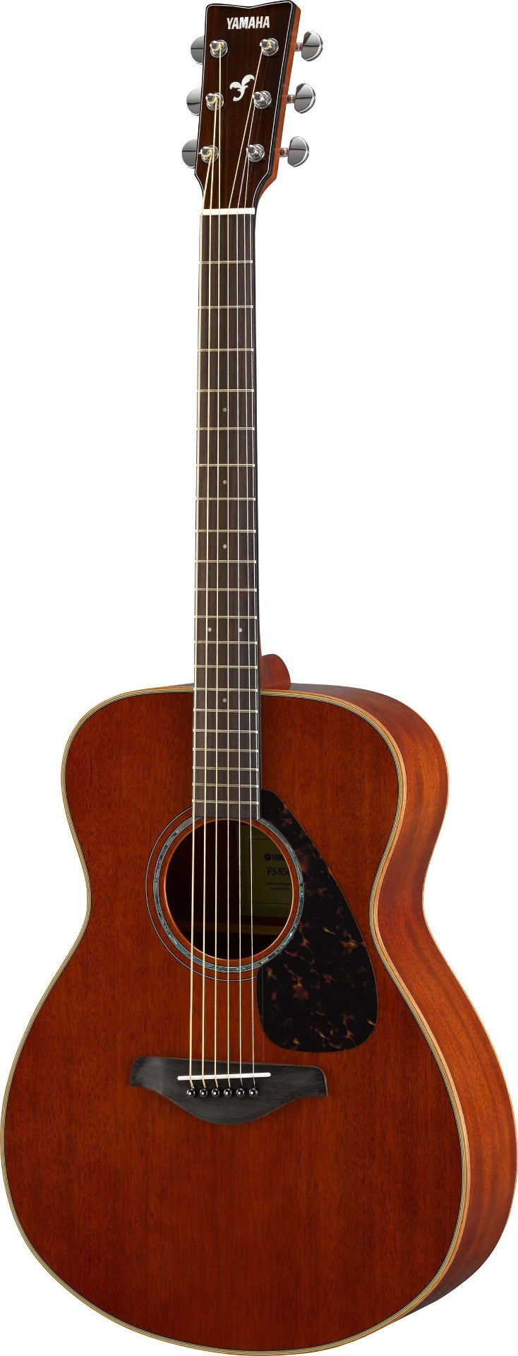 Yamaha FS850 Small Body Solid Top Acoustic Guitar, Mahogany