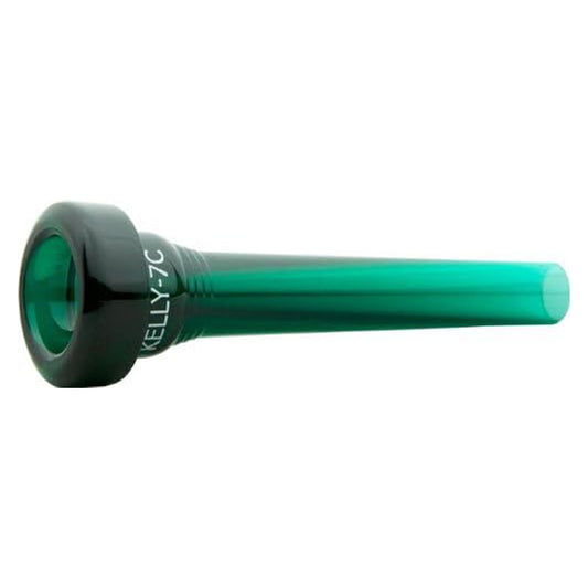 Kelly Mouthpieces 7C Plastic Trumpet Mouthpiece - Crystal Green