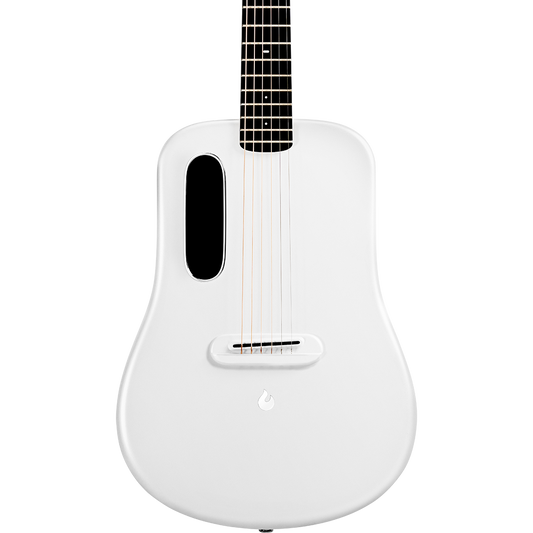 Lava Music Lava ME 3 36” Smart Guitar in White w/ Ideal Bag