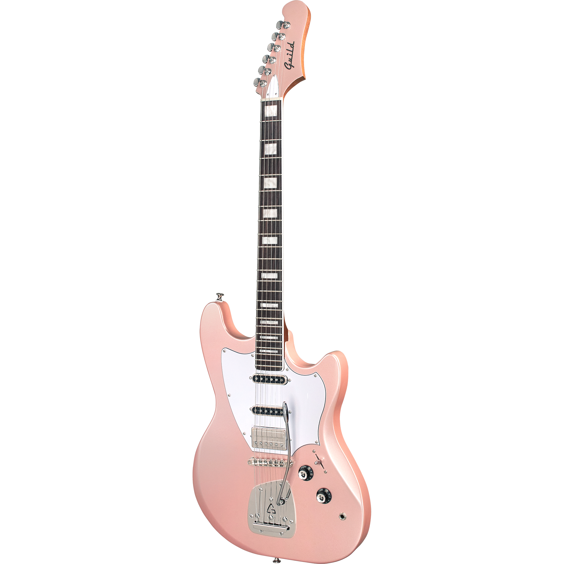 Guild Surfliner Deluxe Newark St. Electric Guitar, Rose Quartz Guild Surfliner Deluxe Newark St. Electric Guitar, Rose Quartz