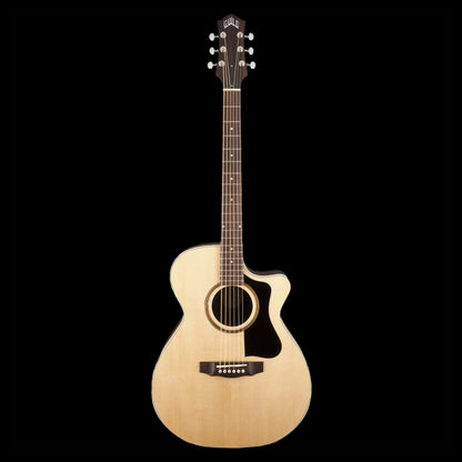 Guild AO5CE Arcos Series Rosewood Orchestra Acoustic Guitar Natural with Case 3830706821