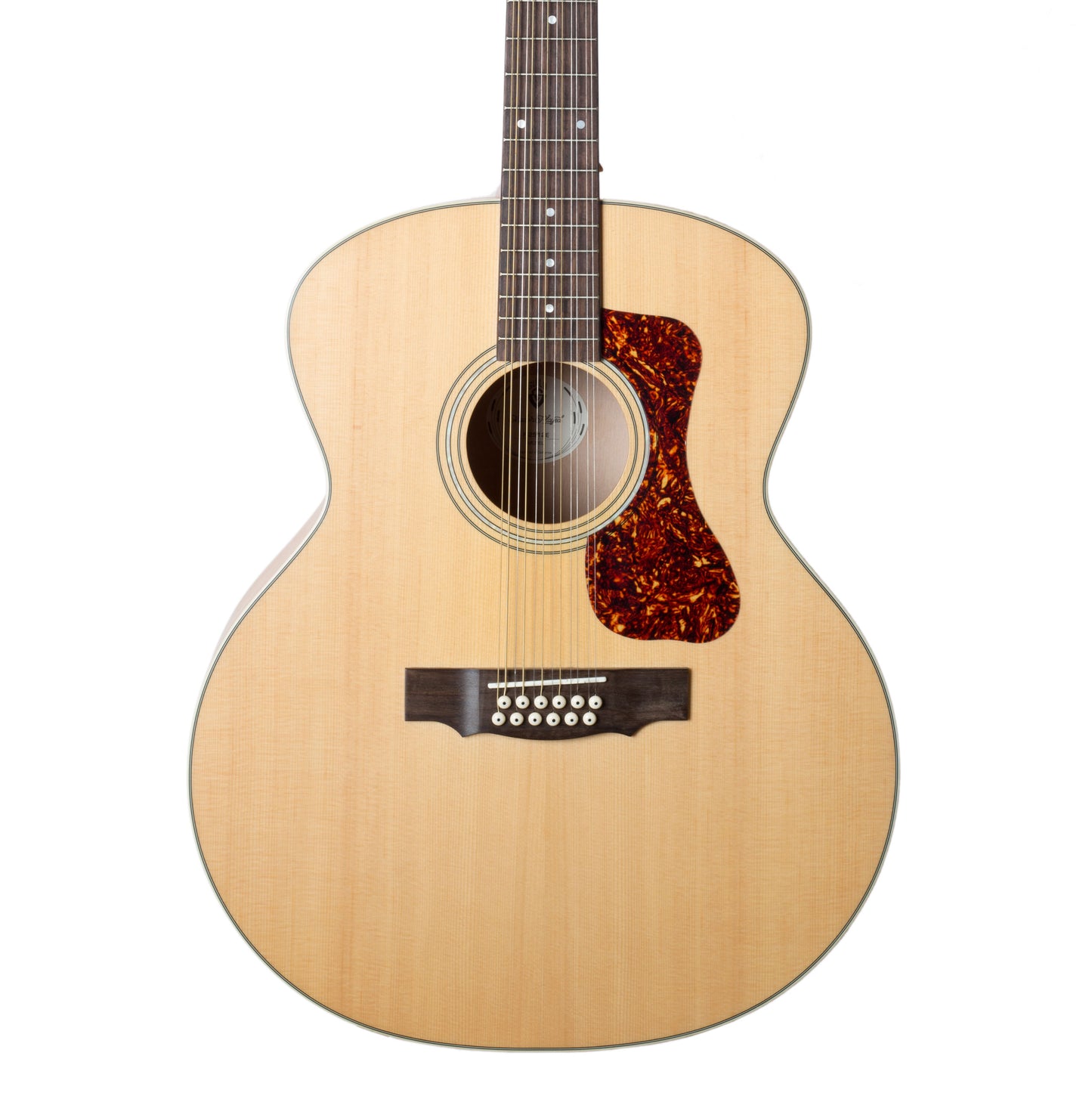 Guild F2512E Arched Back 12-String Jumbo Acoustic Electric Guitar with Gig Bag (3833614821)