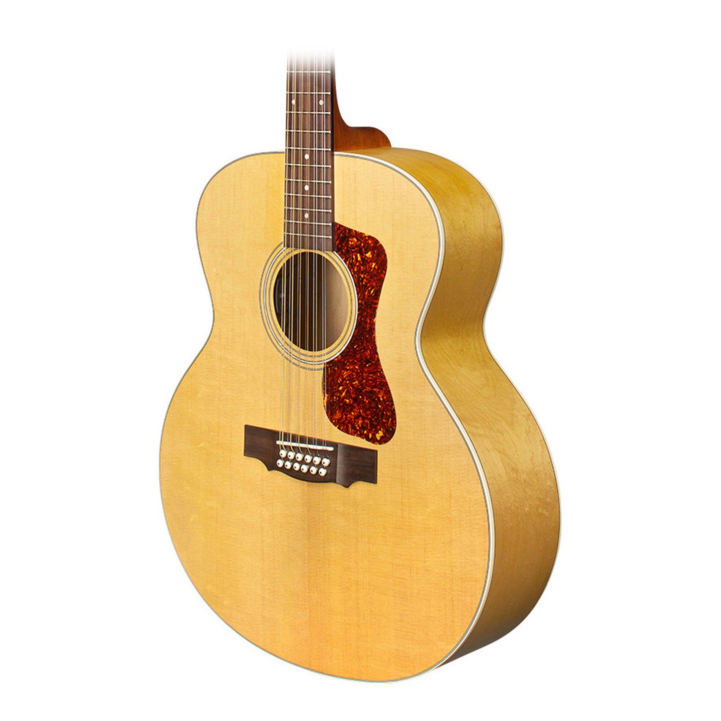 Guild F2512E Arched Back 12-String Jumbo Acoustic Electric Guitar with Gig Bag (3833614821)