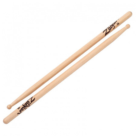 Zildjian 3AWN 3A Wood Tip Hickory Drumsticks