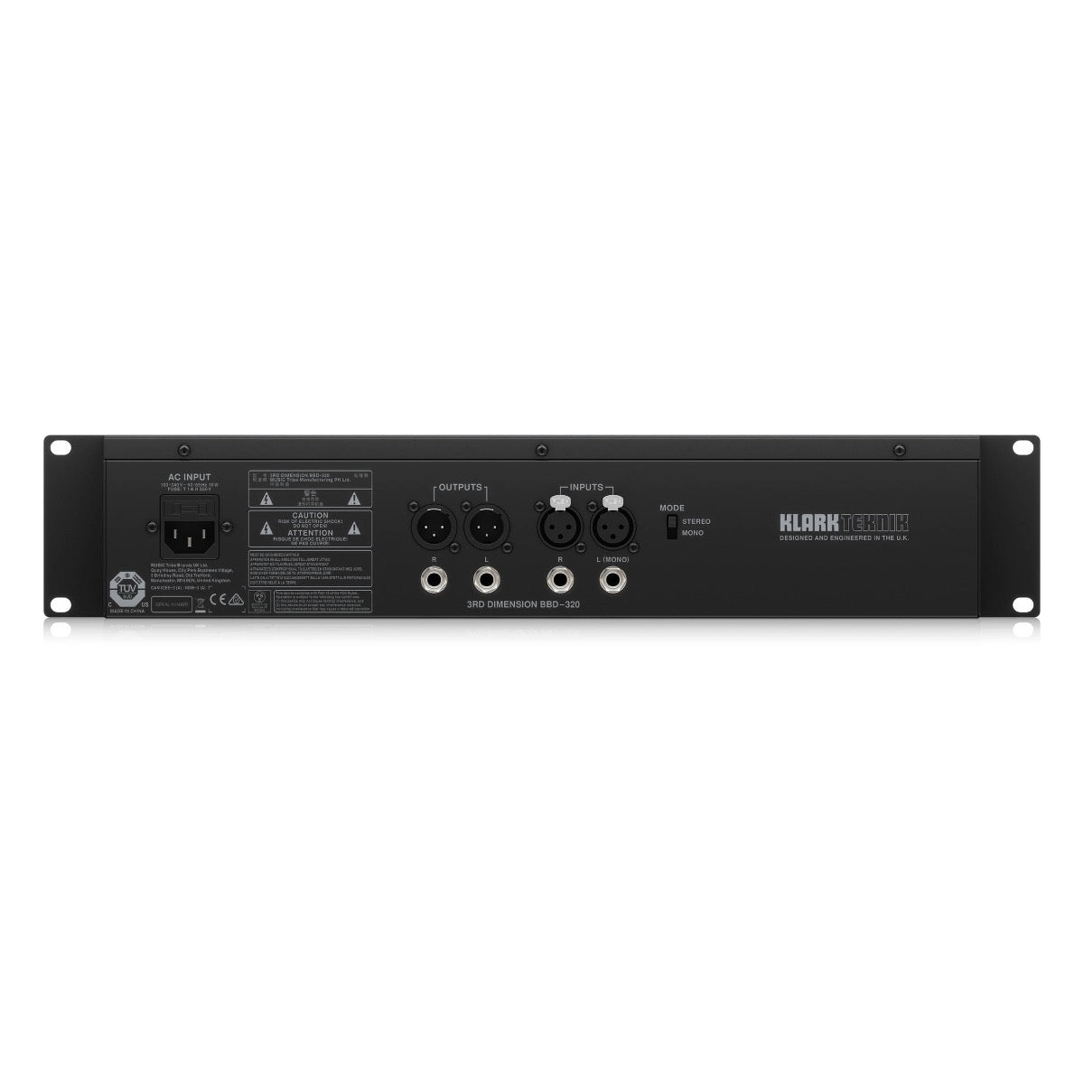 KLARK TEKNIK 3RD DIMENSION BBD-320 Analog Multi-Dimensional Signal Processor