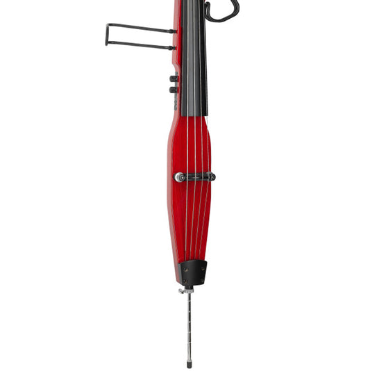 Stagg EDB3/4TR Electric Upright Bass - Transparent Red