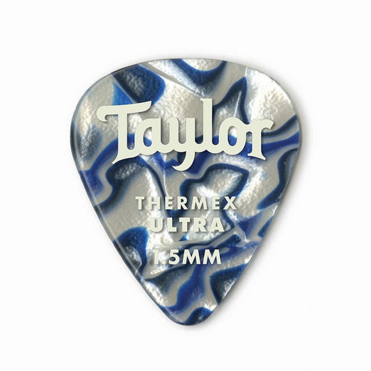 Taylor Guitars DarkTone 351 Blue Swirl Thermex Ultra Picks 6 Pack - 1.5 mm