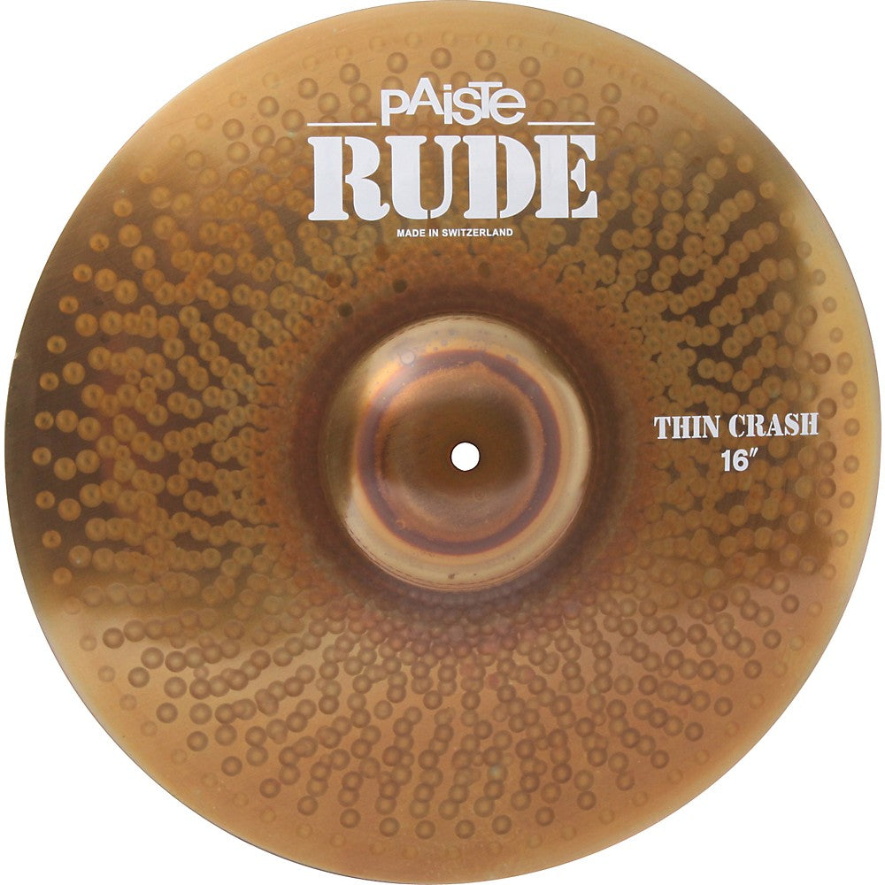 Paiste Rude Cymbal Thin Crash 16"