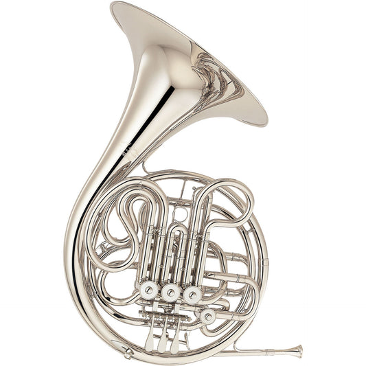 Yamaha Professional Double French Horn in Nickel-Silver Key of Bb/F